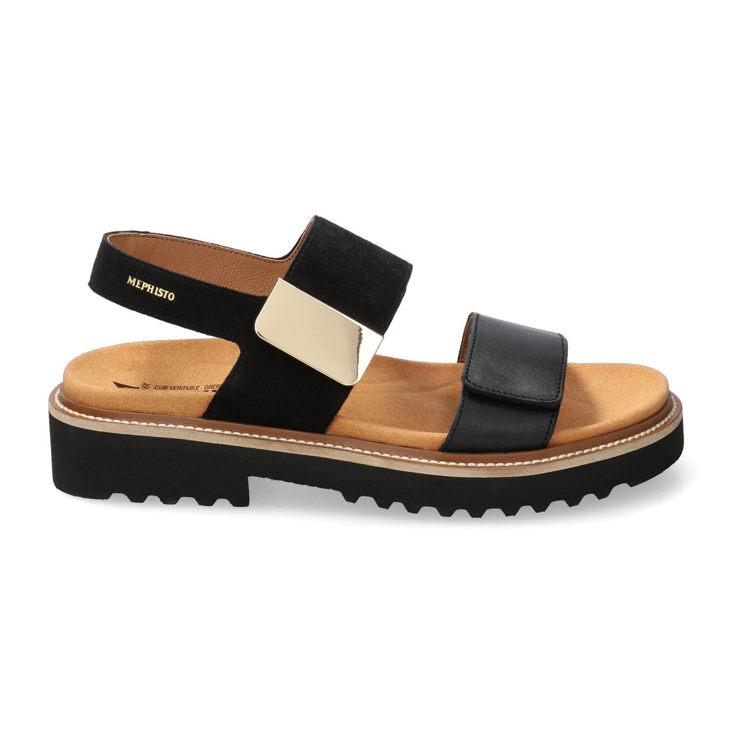 sandales femme modèle Violaine Noir - Mephisto